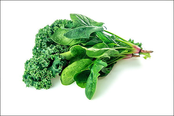 consuming leafy greens can help improve vaginal health