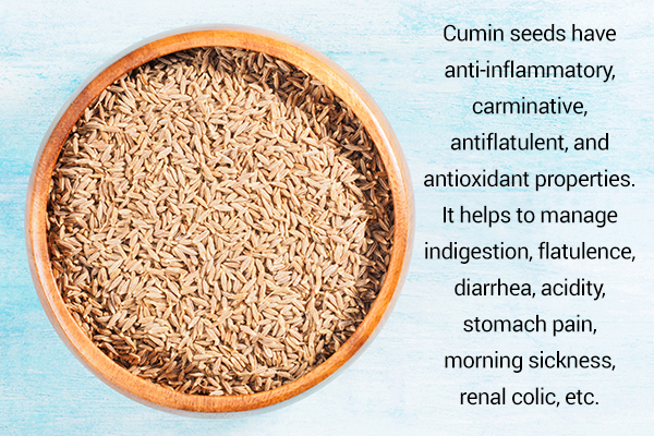 consuming cumin seeds can help provide digestive relief