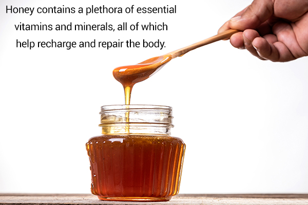 honey usage can help boost your overall health