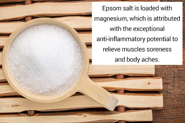 Epsom salt usage can help relieve foot pain naturally