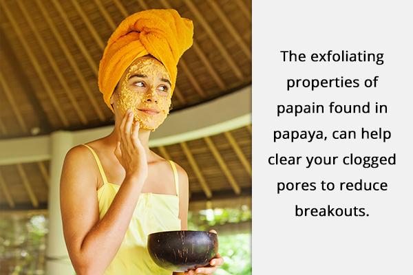 papaya usage can help manage acne flare-ups