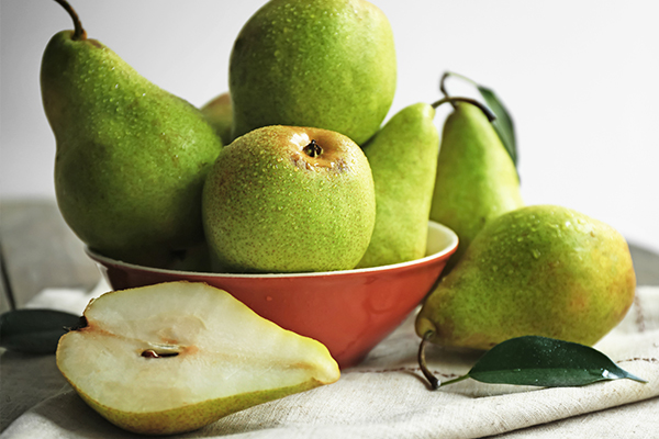 pears have laxative properties and can help with constipation relief