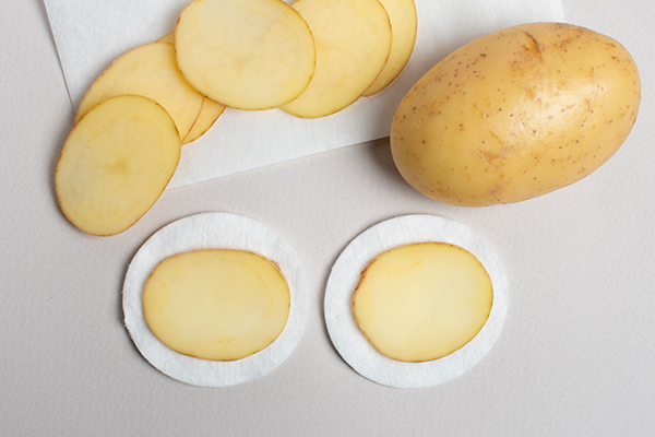 potato usage can help prevent fogging in goggles