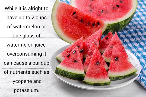 precautions to consider when consuming watermelon