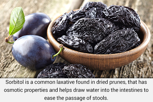 prunes are known to possess laxative properties