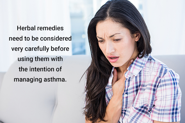 risks involved in managing asthma with herbal remedies