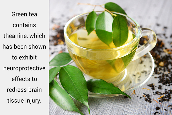 drinking green tea can help improve your cognitive function