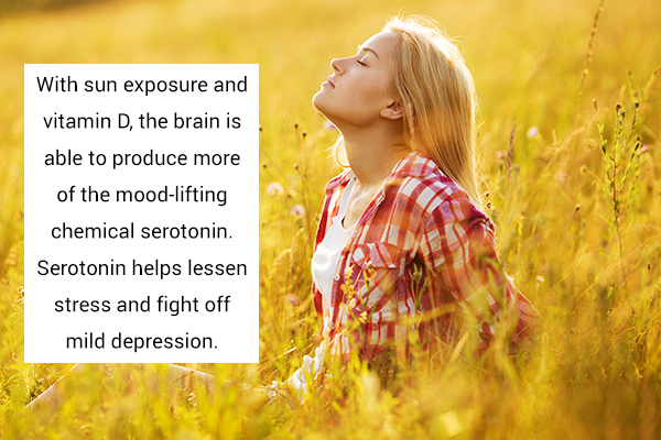proper sunlight exposure can reduce your stress levels