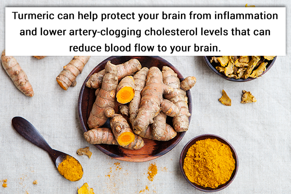 turmeric usage can help improve memory and brain function