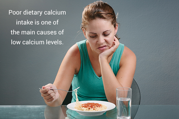 causes of low calcium levels
