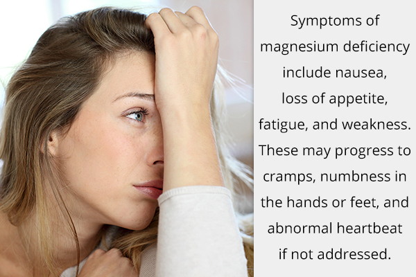 signs of low magnesium levels