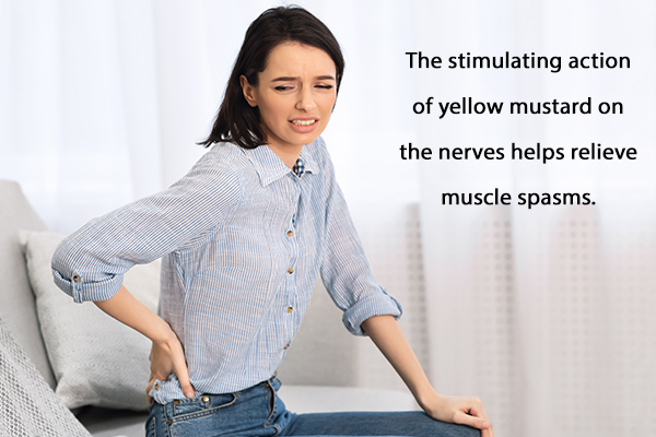 consuming yellow mustard can help relieve muscle spasms
