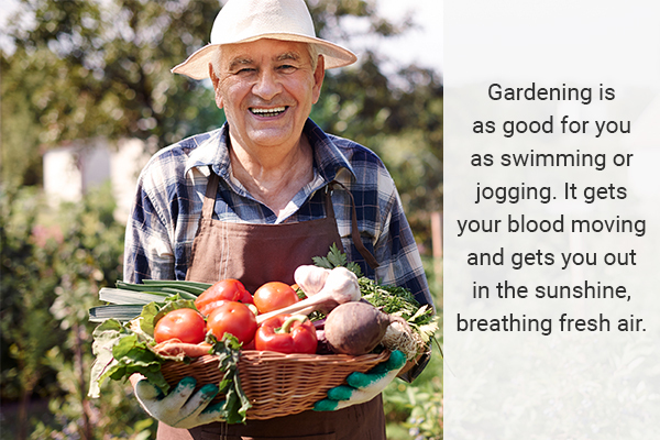 gardening is a physical activity routine which helps promote your health