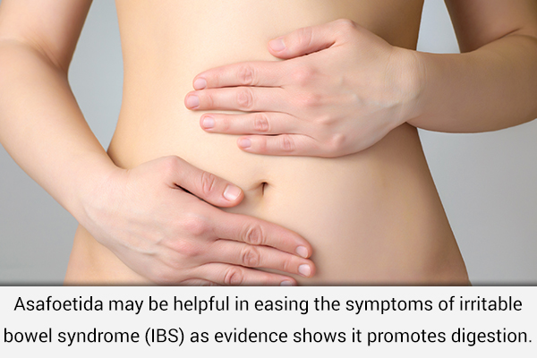 asafoetida consumption can help reduce the symptoms of IBS