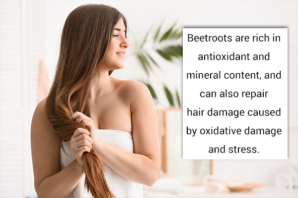 beetroot consumption can help promote hair health