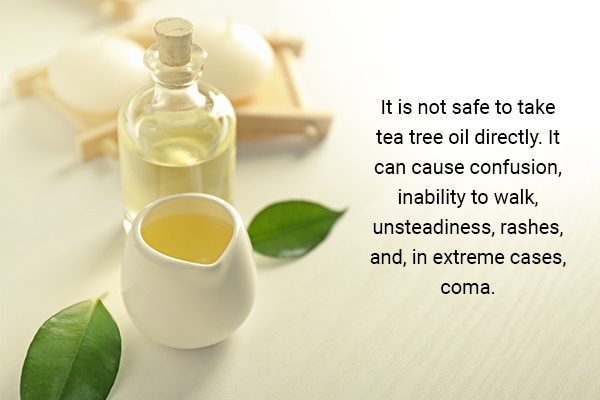 can you consume tea tree oil directly?