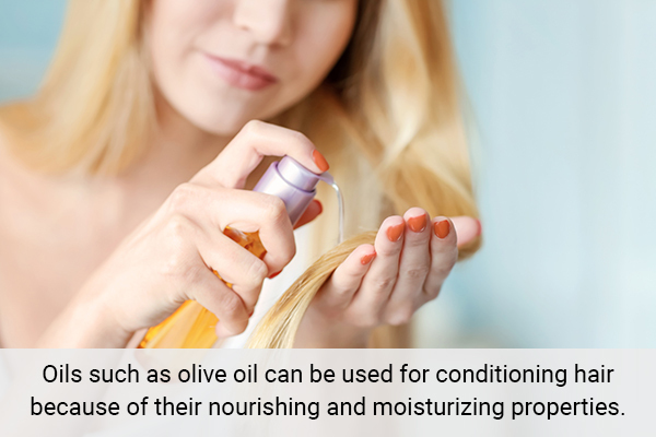 can hair oil be used as a hair conditioner?