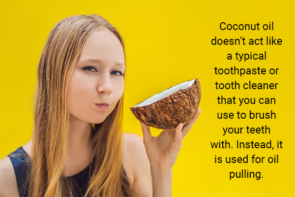 coconut oil is a good toothpaste alternative