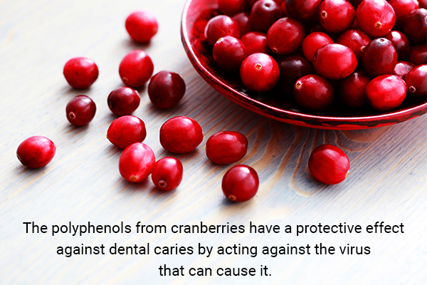 cranberries can be beneficial for your teeth and oral health