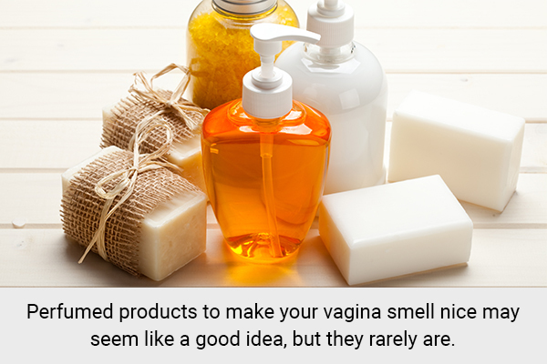 avoid using scented products/perfumes for vaginal odor