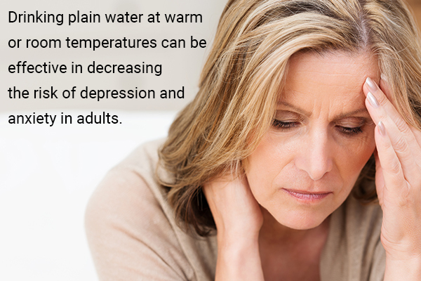 drinking plain warm water can help reduce your stress levels