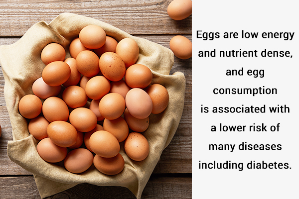 consuming eggs can help reduce risk of diabetes