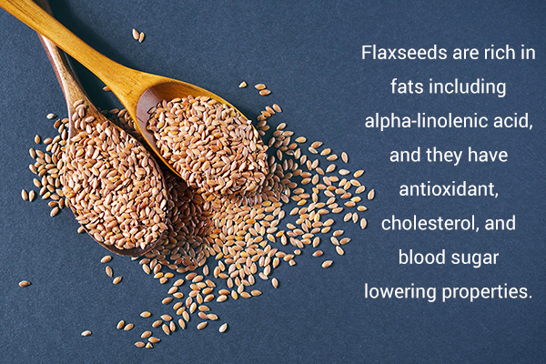 consuming flaxseeds can help lower your blood sugar levels