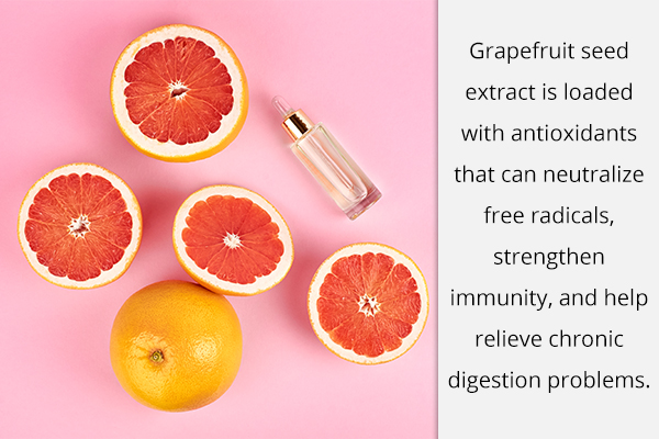 grapefruit seed extract strengthens immunity and is a natural antibiotic