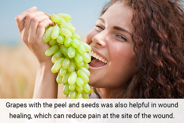grape consumption can help reduce chronic pain symptoms