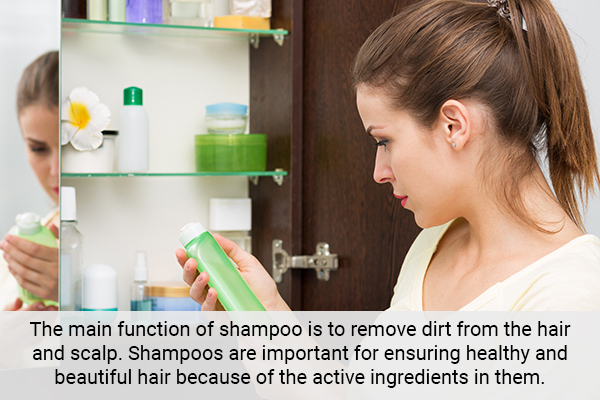 always apply a shampoo first when starting your hair care routine