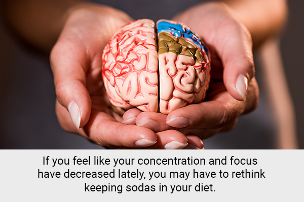 not drinking soda can help improve your overall brain health