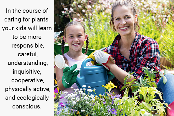 kids will love to engage in gardening with their parents