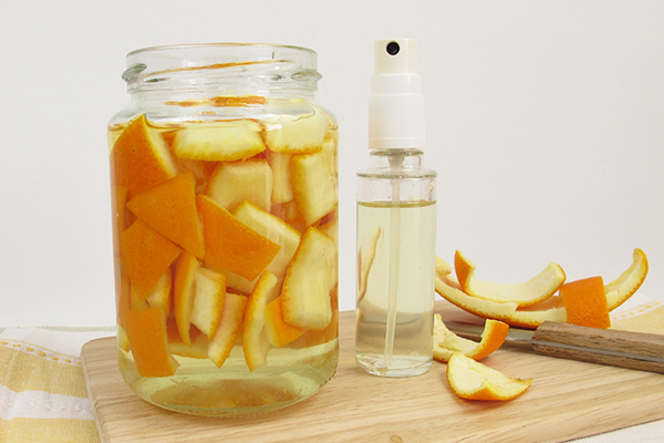 certain vegetable and fruit peels can be used as a household cleaner