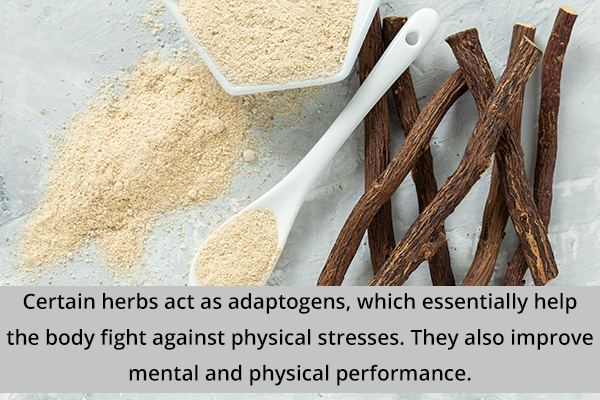 you can use adaptogens to help reduce caffeine addiction