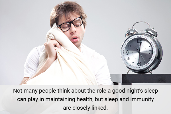 not getting enough sleep can harm your immune system