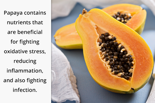 papaya consumption can help fight against infections