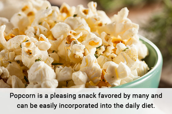 popcorn is a low calorie snack option for you to try