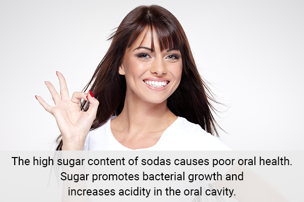 quitting soda consumption can help improve oral health