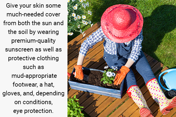tips to protect yourself when you're out gardening