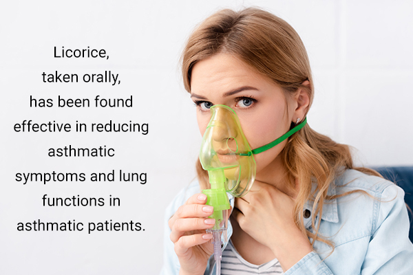 licorice root can be helpful for people suffering from asthma