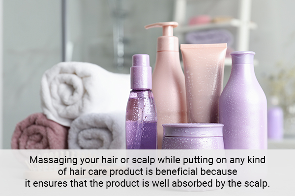should you massage your hair when shampooing?