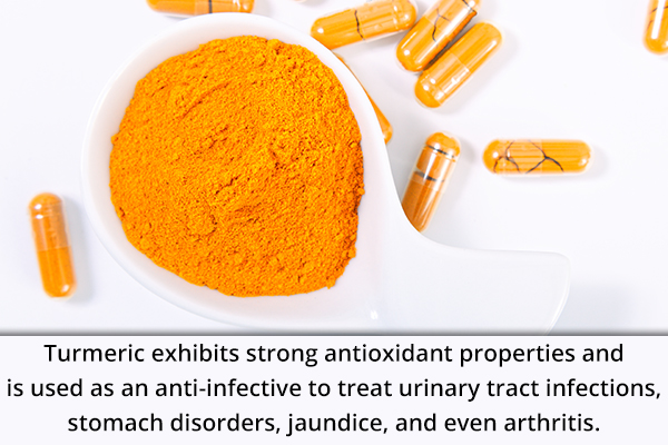 turmeric can help fight against infections and boost immunity