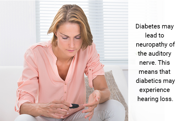 if you experience hearing loss it could be indicative of diabetes