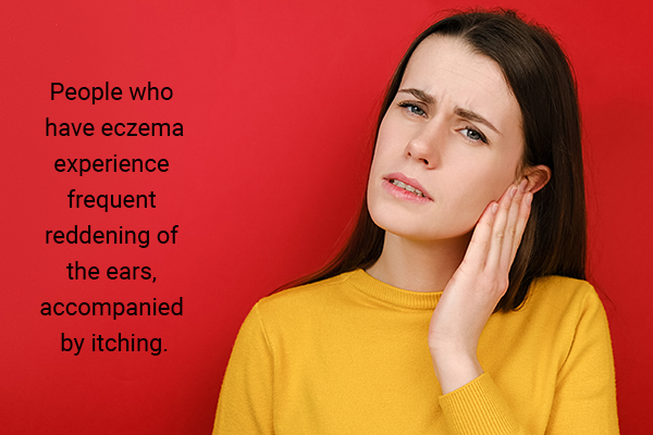 reddening of ears can be indicative of eczema or fungal infections