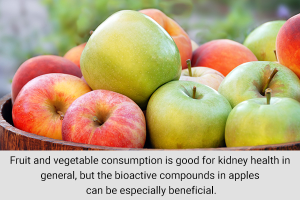 consuming apples can be beneficial for kidney health