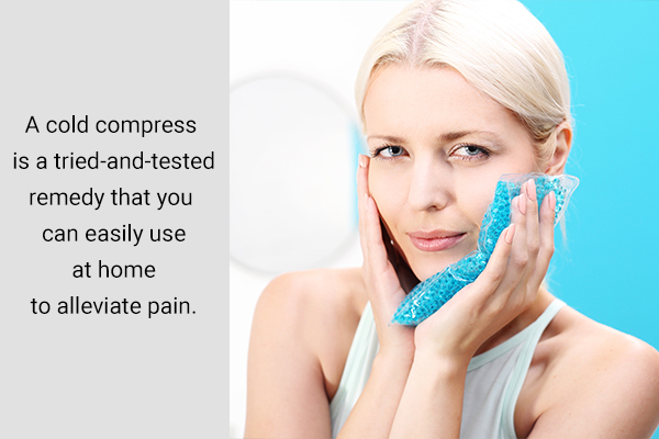 applying a cold compress can provide relief from dry socket