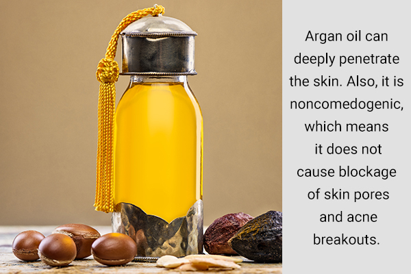 argan oil effects on skin pores