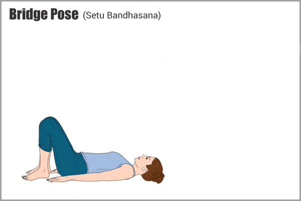 bridge pose (setu bandhasana) for sciatic nerve pain relief