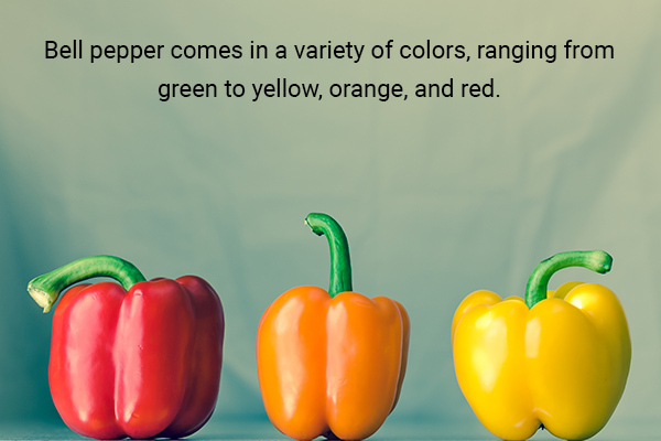 consuming colored bell peppers can help boost your immunity