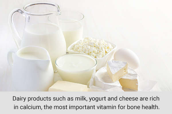 consuming dairy products can help strengthen your bones